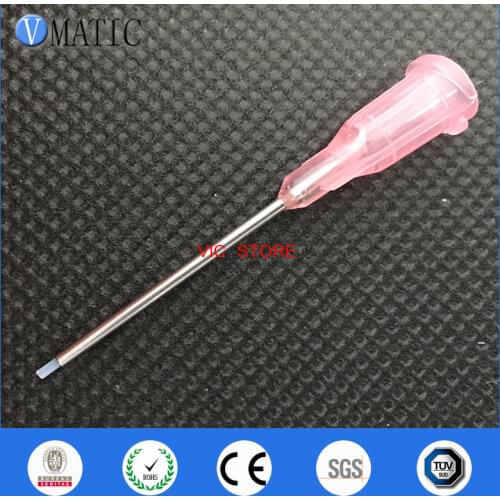 Free Shipping 100Pcs 25G Luer Lock 1 Inch TPFE TEF-Line For Instant Glue Cyanoacrylate Adhesive Dispensing Needle