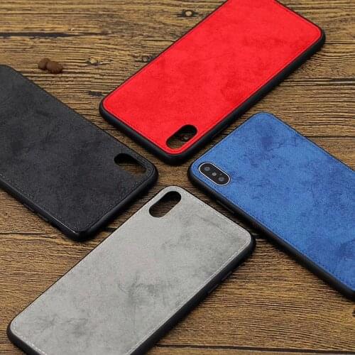 For iphone 11 11Pro Max luxury Business Ultra Slim Soft Fabric Cloth Phone Case for iphone 11 X XR XS MAX 8 7 6 6s plus Cover