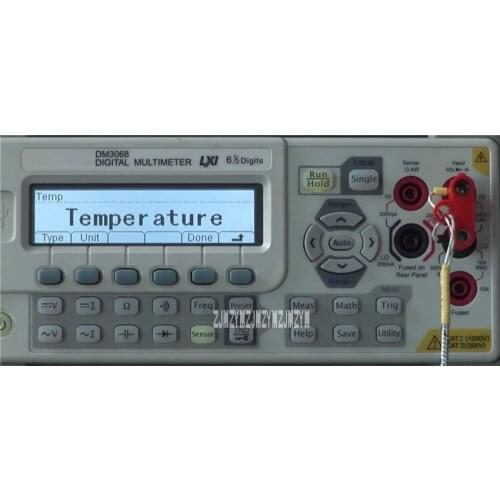 DM3068 6 1/2 Digits Multimeter Bench Top Digital Multimeter High Precision Desktop LCD Display Digital Multimeter 100-230V 30W