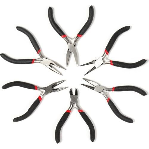 Curved Handle Long Nose Pliers For Cutting Clamping Stripping Multi-function Electrician Repair Hand Tools Multi Tools