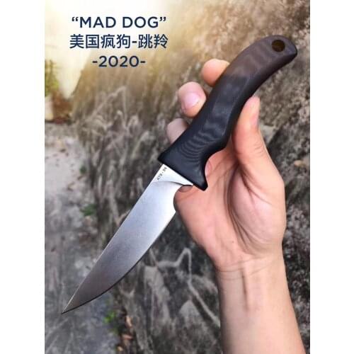 Quality Survival Straight Knife 60-62HRC ATS-34 Blade G10 handleOutdoor Camping Hunting Fixed Knife EDC tools