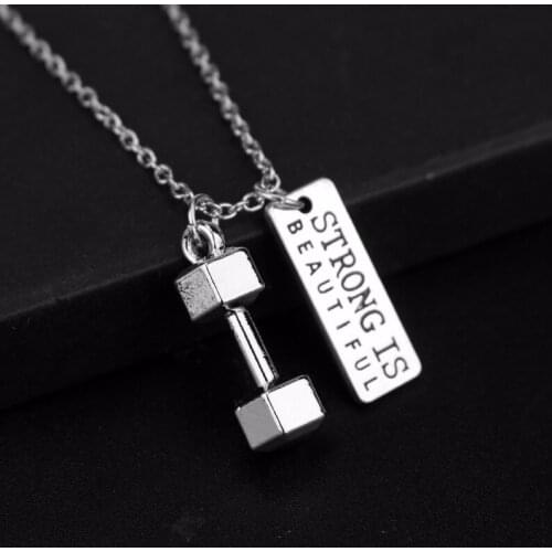 Creative Dumbbell Car Pendant Hanging Car Interior Ornaments Decoration Rear View Mirror Accessories For Car Ornament