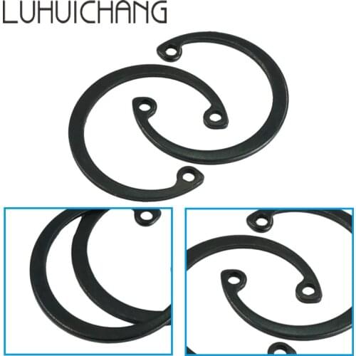 LUCHANG Free Shipping Black Carbon Steel Washer C Type Snap internal Retaining Ring Shaft Circlip