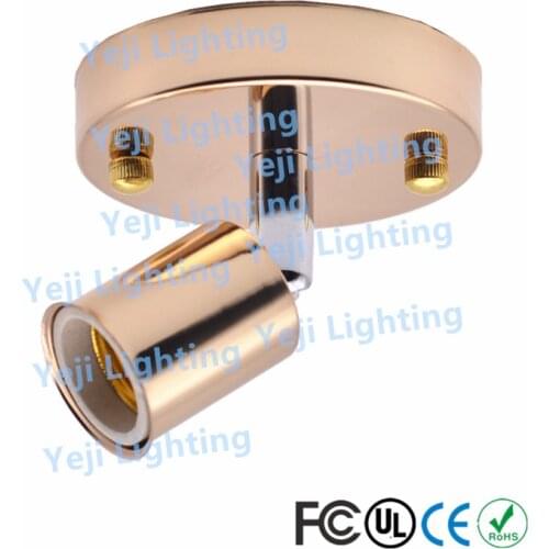 E26 E27 Metal Ceiling Rose ceiling base Lamp Holder with Free Direction for the Pendant Light Chandelier lighting accessories