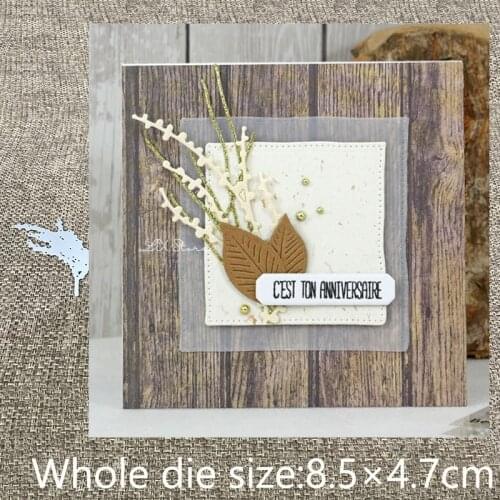 New Design Craft Metal stencil Cutting Dies fall foliage leaf decoration scrapbook die cuts Album Paper Card Craft Embossing