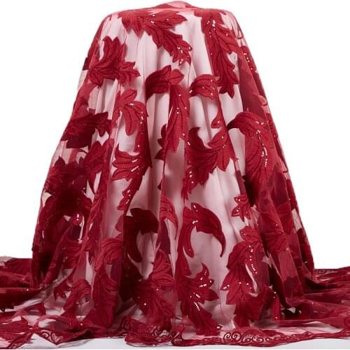 Zhenguiru 2021 Fashion African White Lace Fabric 5 Yards French Mesh Tulle Lace Sewing Nigerian Fabric Women Wedding Dress A2462