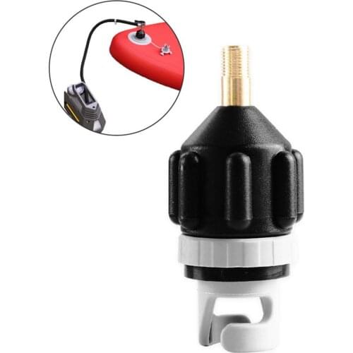 New Sup Standup Paddle Nozzle Board Valve Adapter Canoe Kayak Pump Air Valve Vehicle Inflation Air Compressor Adaptor Accessory