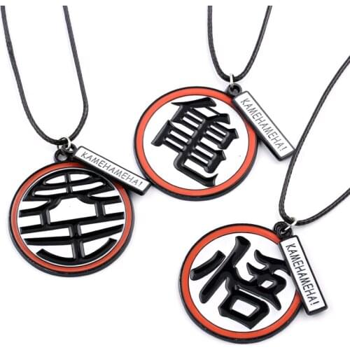 Anime Z Monkey Necklace Son Goku Saiyan Zinc Alloy Pendant Necklace For Women Men Jewelry Wholesale