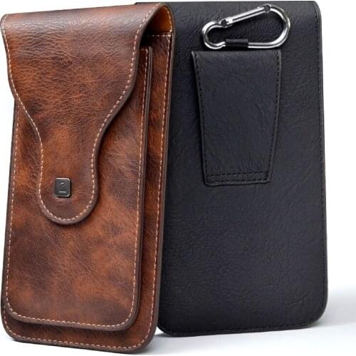 Waist Pack Wallet Cases of Two Common Outdoor Climbing Retro Mobile Phone Pocket Purses Fanny Packs Belt Bag for Men Wallet