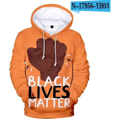 Classic Popular I CAN'T BREATHE Black Lives Matter 3D Hoodies Sweatshirts Men/Women Long Sleeve Hoodie Funny Sweatshirt Pullover
