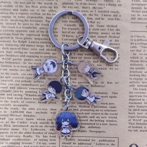 Tokyo Ghoul Acrylic Classic Anime Cute Bohemia Jewelry Key Ring Keychain For Women Men Birthday Party Gift Drop Shipping