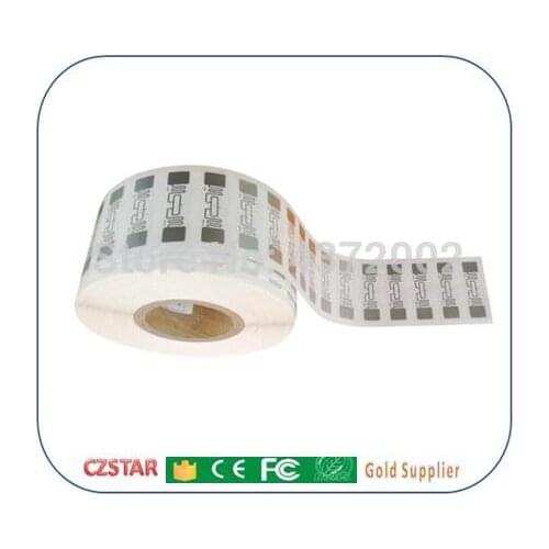 UHF 860-960MHz UHF RFID Tag H3 Chip ISO 18000-6C UHF Sticker Label for iso18000-6c passive epc gen2 uhf tags card reader