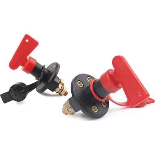 12-24v Car Battery Switch Power Isolator Cut Off Kills Switch + 2 Removable Keys For Marine ATV Truck Boat Car Disconnect
