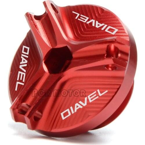 CNC Motorcycle Engine Oil Filler plug Cover FOR DUCATI XDIAVEL S 2016-2017 Diavel AMG 2013 Carbon 2011 high quality Accessories