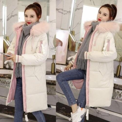 Plus Size 3XL Women Parkas Winter Hooded Warm Coat Loose Cotton Padded Basic Jacket Female Casual long Outwear feminina 2020 New