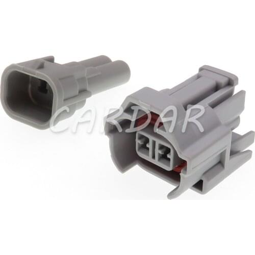 1 Set 6189-0060 Nippon Denso 2 Pin Waterproof Male And Female Plug Top Slot Fuel Injector Automotive Connector