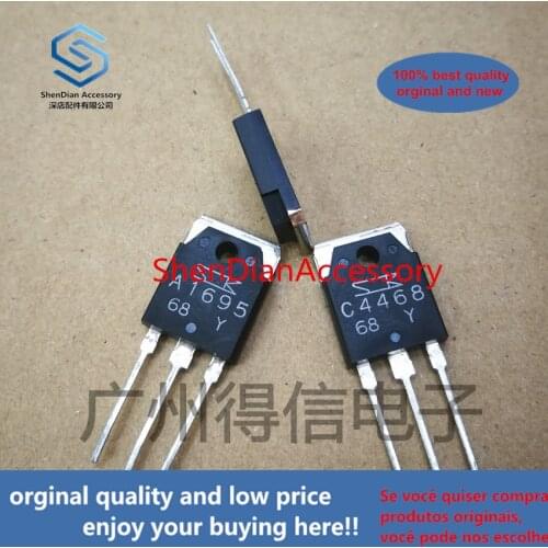 2pairs 100% orginal new 2SA1695 2SC4468 1695 4468 real photo