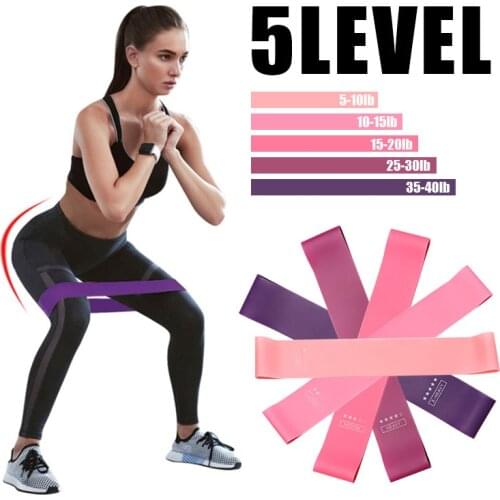 Rubber bands for fitness equipment for home gym 5 pieces expander exercise resistance bands set Sport yoga elastic bands loop