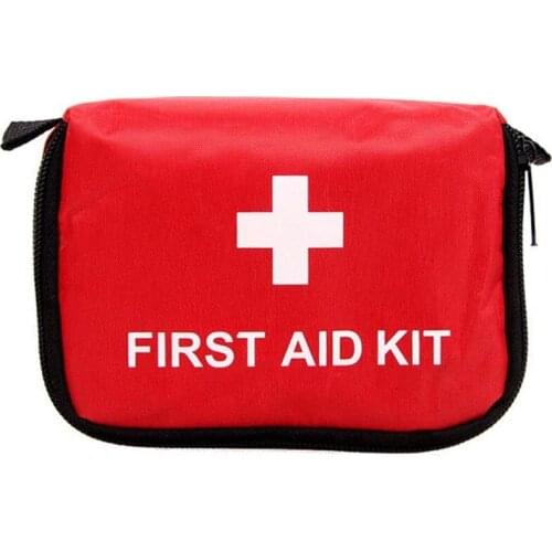 9 pieces Small Emergency Kit Set Outdoor Family Car Gift First Aid Kit High-density ripstop easy pick and place items