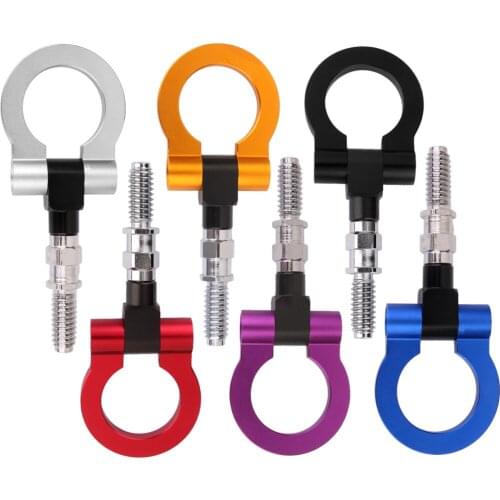 Aluminum Car Trailer Hook Eye Tow Towing Race Front Rear For European Model Car