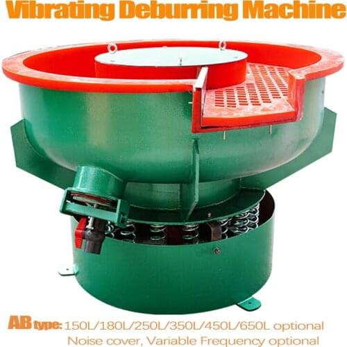 150L to 650L Vibrating Deburring Machine Metal Vibratory Polishing Finishing Machine With Automatic Separation Vibratory Tumbler