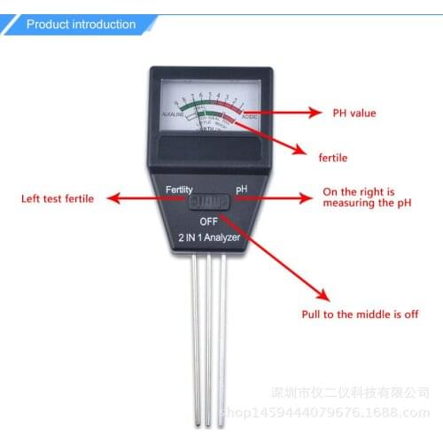 Free Shipping Soil Fertility And PH Detector