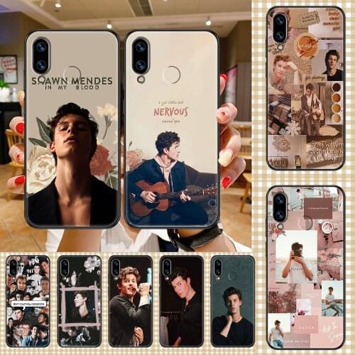 Singer Shawn Mendes Phone case For Huawei Honor 6 7 8 9 10 10i 20 A C X Lite Pro Play black tpu cell cover fashion coque trend