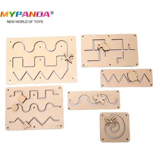 Baby Busy Board Diy Accessories Material Duck Slide Early Childhood Education Wooden Toys Scrapbook Puzzle Supplies