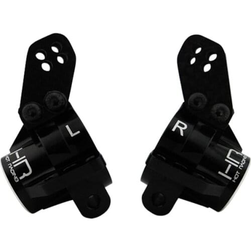 Hot Racing aluminum rear hubs with carbon fiber link tabs for 1/8 Arrma Kraton Notorious Outcast