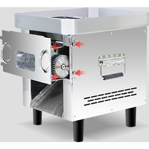 Stainless Steel Commercial Meat Slicer High-Power Multi-Function Automatic Slicing Shredding Dicing And Meat Cutting
