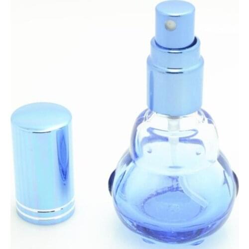 Wholesale 100pcs/lot 10 ML Portable Glass Perfume Spray Bottle Empty Colorful Glass Perfume Bottles