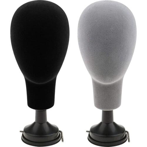 Practical Flocking Foam Head Mold Wigs Glasses Hat Scarf Display Holder Stand Model Photograph Props Male Female Mannequin Head