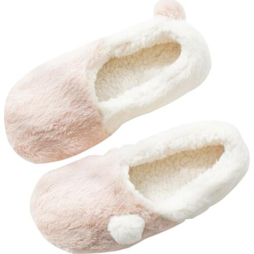 SunNY Everest Fall/Winter Women Indoor home Cotton Slippers Soft Sole Furry Warm non-Slip size 35-40