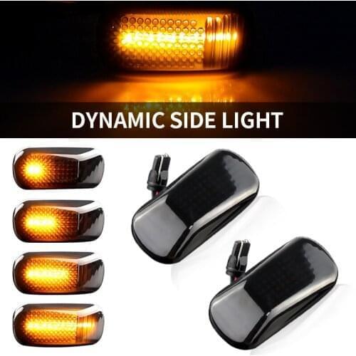 2pcs Led Dynamic Side Marker Turn Signal Light For Honda Stream S2000 CR-V HR-V Civic City Fit Jazz Accord Repeater Signal Light