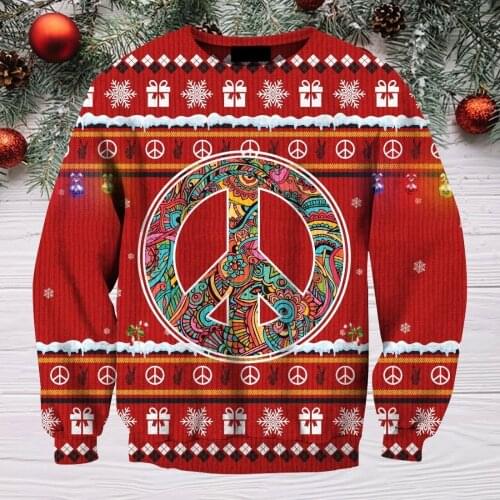 3D Printed Hoodie Christmas Hippie For Men/Women Xmas Sweatshirt Unisex Spring Casual Pullover Zipper Streetwear Dropshipping