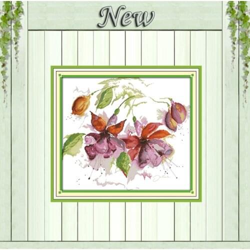Gorgeous lily flowers diy home Decor painting Counted Print on canvas DMC 11CT 14CT Cross Stitch kits Needlework Sets embroidery
