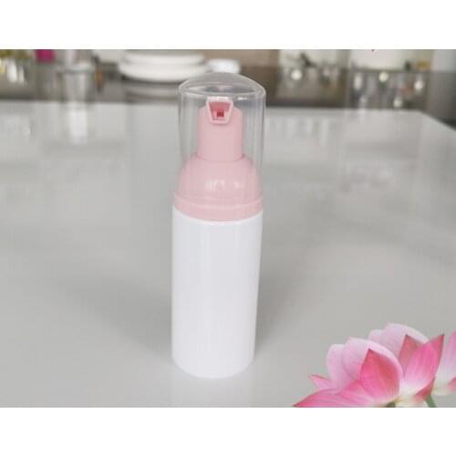 1pcs 30ml 60ml Plastic Foamer Pump Bottle Refillable Empty Cosmetic Bottle Cleanser Soap Dispenser Foam Container