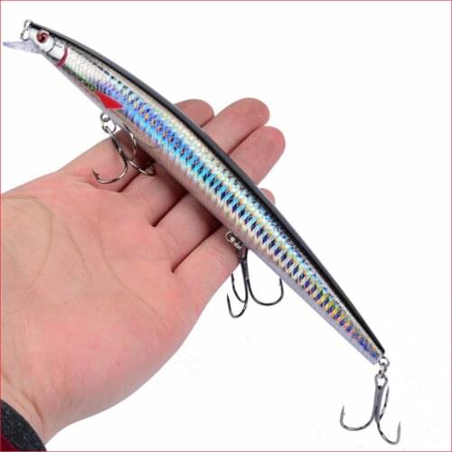 Hot New 13.5CM/15.4G Minnow Fishing Lure Vobler Hard Artificial Baits Wobbler For Fishing Bass Pike Tackle Fishing Accessories