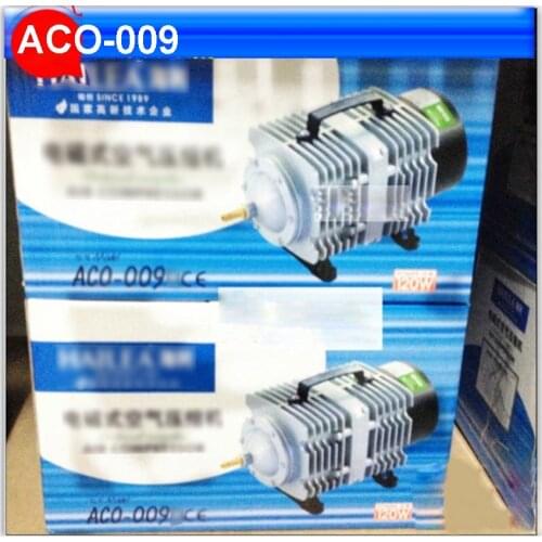 ACO-009 110L / min 120W Oxygen fish tank air pump 220 V AC Electromagnetic pond aerator bubble Aquarium air compressor
