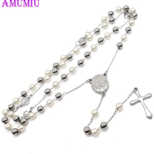 AMUMIU Pearl Necklaces For Women