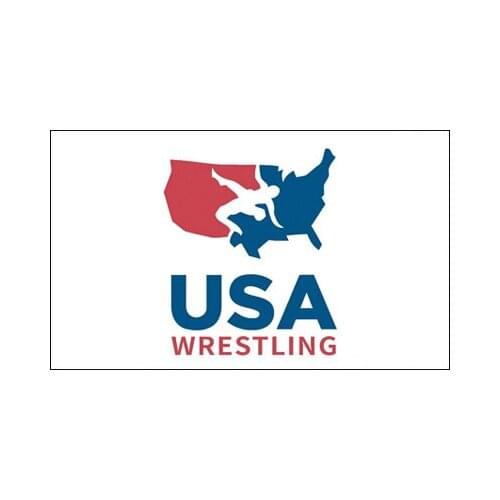 90x150 cm White US Wrestling flag For Decoration