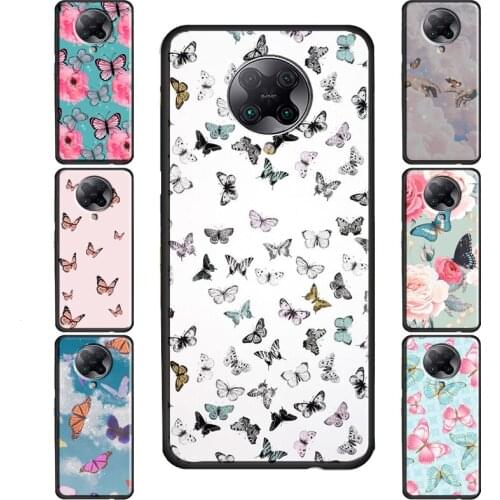 Butterfly Case For Xiaomi Mi 10 Ultra A3 8 9 SE 9T Pro Mix3 Mi Note 10 Lite POCO F2 Pro X3 F1 Coque