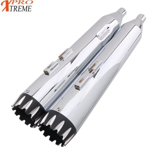 Exhaust Pipe Muffler Tail Pipe Stainless Steel For 1995-2016 Harley Touring Models Street Electra Road Glide King Ultra Classic