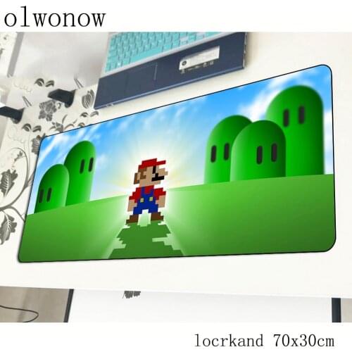 Mario pad mouse Christmas gifts computador gamer mouse pad 70x30cm padmouse big best mousepad ergonomic gadget office desk mats