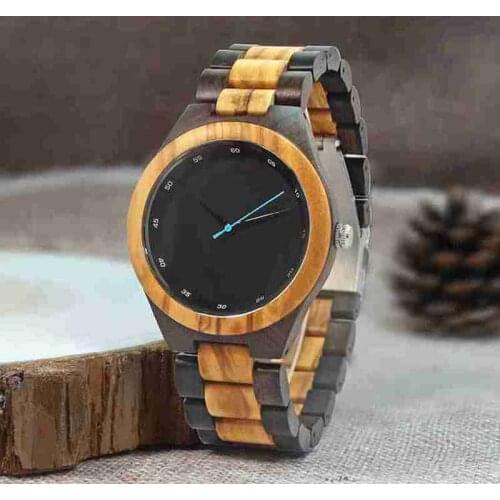 EVER MOVE Japan Movement Wooden Watch for men Luxury Casual Fashion Quartz Clock Business Wood Watch for Husbands Gifts In Box