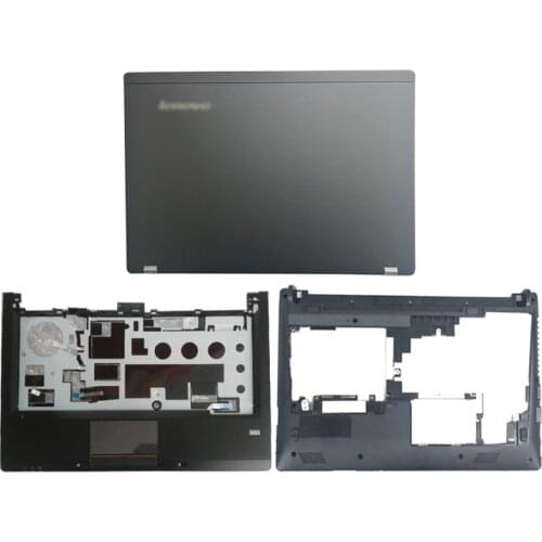 NEW Laptop LCD Back Cover/Palmrest Upper Case/Bottom Case For Lenovo K27 Computer Case Black