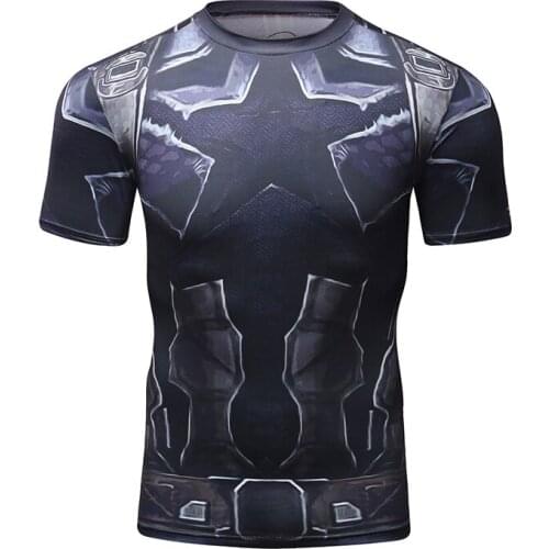 2021 Summer New Mens Fashion Digital Cartoons Printed T Shirt Men Breathable Running Fitness Short Sleeve Sports Jerseys