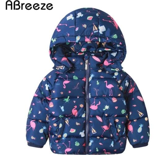 New Winter Girls Down & Parkas 2Y 9Y Baby Waterproof Warm Outerwear Coats For Girls Cotton Lining Children Jackets Girls