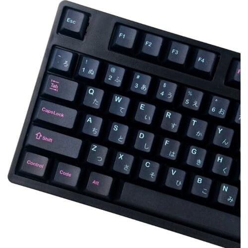 Creative PBT Dye Subbed Japanese Keycaps 127pcs Cherry Profile Key for GK61 64 84 Tkl87 98 104 MX Switches Novelty