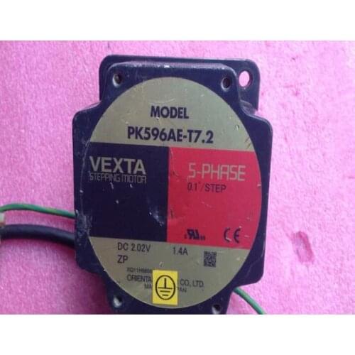 PK596AE-T7.2 stepper motor , used in good condition . 80% appearance new , good working , free shipping
